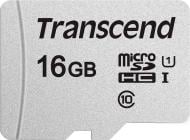 Карта памяти Transcend microSDHC 16 ГБ UHS Speed Class 1 (U1)Class 10 (TS16GUSD300S)