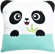 Подушка іграшка Панда 45x45 см м'ятний IDEIA
