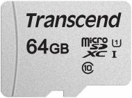 Карта пам'яті Transcend microSDXC 64 ГБ UHS Speed Class 1 (U1)Class 10 (TS64GUSD300S )