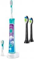 Набор Philips электрическая зубная щетка детская HX6322/04 + насадки HX6062/88
