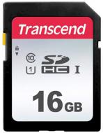 Карта пам'яті Transcend microSDHC 16 ГБ UHS Speed Class 1 (U1)Class 10 (TS16GSDC300S)