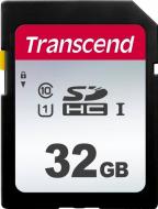 Карта пам'яті Transcend SDHC 32 ГБ UHS Speed Class 1 (U1)Class 10 (TS32GSDC300S)