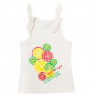 Набір майок дитячих для дівчатокдитячі GABBI Вкусняшка 3 шт. р.104 молочний/рожевий/жовтий MK-19-16