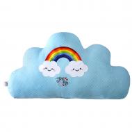 Подушка игрушка Облако 38x66 см бирюзовый IDEIA