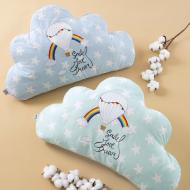 Подушка игрушка Облако 38x66 см светло-голубой IDEIA