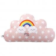 Подушка игрушка Облако 38x66 см пудра IDEIA