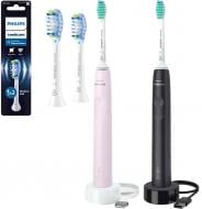 Набір електричних зубних щіток Philips Sonicare 3100 series HX3675/15 + насадки HX9042/87