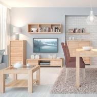 УЦІНКА! Полиця BRW Kaspian 1435x400x305 мм дуб сонома (S128-SFW/140-DSO/DSO) (УЦ №2886)