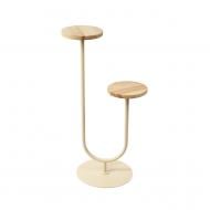 Підставка для квітів Vitan Гіацинт на 2 вазони 41х30x77 см слонова кістка