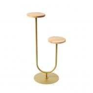 Підставка для квітів Vitan Гіацинт на 2 вазони 41х30x77 см золотий