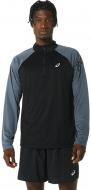 Футболка Asics ICON LS 1/2 ZIP 2011C732-001 р.2XL черный