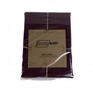 Наволочка Muslin Burgundy 50х70 70x50 см бургунді SoundSleep