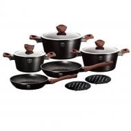 Набор посуды Berlinger Haus Ebony ROSEWOOD Collection 10 предметов BH 1534N