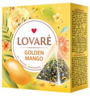 Чай зелений Lovare Golden Mango в пірамідках 15 шт. 30 г