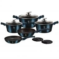 Набір посуду Berlinger Haus Metallic Line AQUAMARINE Edition 10 предметів BH 1884