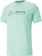 Футболка Puma MAPF1 LOGO TEE 53848208 р.M бирюзовый