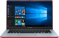 Ноутбук Asus S14 S430UA-EB175T 14" (90NB0J52-M02210) grey/red