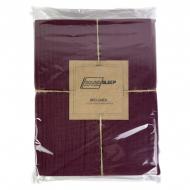 Простирадло Muslin Burgundy 180x220 см бургунді SoundSleep