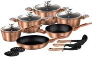 Набор посуды Berlinger Haus Metallic Line ROSE GOLD Edition 11 предметов BH 6160