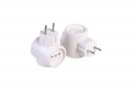 Разветвитель Леміра РВ10 без заземления 3 гн. белый Разветвитель Леміра РВ10 без заземления 3 гн. белый