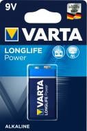 Батарейка Varta Longlife Power 6LR61/крона 1 шт. (04922121411)