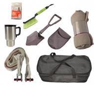 Набор аварийный Poputchik Сумка автомобилиста зимний Power черная сумка