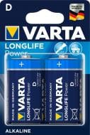 Батарейка Varta Longlife Power D (R20, 373)/CR 2 шт. (04920121412)