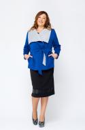 Кардиган Moonlight р. XS синій електрик із сірим Miroslava