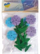 Декор из фетра GoToArt Барвинок 9,5 см 2 шт. мульти