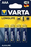 Батарейка Varta Longlife ААА 4 шт. (04103101414)