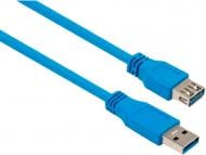 Дата-кабель Vinga USB 2.0 AM/AF 1,8 м Blue (VCPUSB3AMAF1.8B)