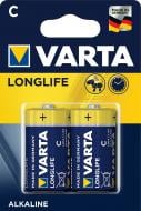 Батарейка Varta Longlife C (R14, 343) 2 шт. (04114101412)