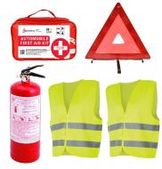 Набор аварийный Poputchik ЕВРО ОП-2 + Аптечка + Знак + Жилет - 2 шт. 33-034-IS