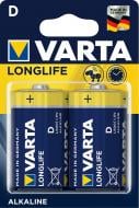 Батарейка Varta Longlife D (R20, 373) 2 шт. (04120101412)