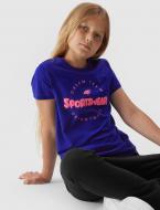 Футболка 4F TSHIRT F1374 4FJRAW23TTSHF1374-36S р.122 синій