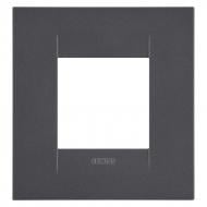 Рамка двухместная Chorusmart GEO универсальная черный матовый GW16422VN