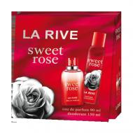 Жіночий подарунковий набір La Rive Sweet Rose edp 90мл + deo 150мл (hub_kcec58674)