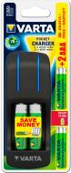 Зарядное устройство Varta Pocket Charger + 4AA 2100 mAh +2AAA 800 mAh NI-MH AA (пальчиковые)/AAA (мизинчиковые) 7 шт. (57642301431)
