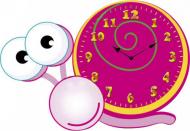 Часы настенные Улитка детские МДФ 32,5x4,5x23 см 05-214