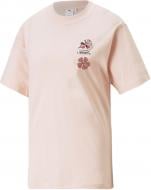 Футболка Puma PUMA X LIBERTY GRAPHIC TEE 53982966 р.S розовый