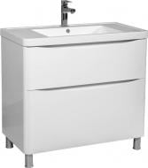 УЦЕНКА! Тумба напольная Aqua Rodos Vista белый глянец с умывальником Ваr 90 см (УЦ №25)