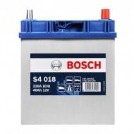 Аккумулятор автомобильный Bosch S4 018 Asia 40Ah 330A 12V «+» справа (0092S40180)