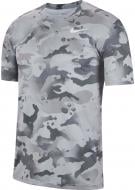 Футболка Nike M NK DRY TEE LEG CAMO AOP CU8477-084 р.S серый