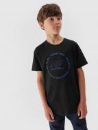 Футболка 4F TSHIRT M1412 4FJRAW23TTSHM1412-20S р.152 черный