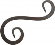 Завиток кованый 180x85 мм квадрат 10x10 мм