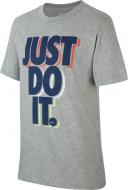 Футболка Nike U NSW TEE JDI STACK CU4569-063 р.S сірий