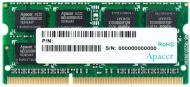 Оперативная память Apacer SODIMM DDR3 8 GB (1x8GB) 1600 MHz (DS.08G2K.KAM)