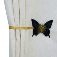 Магніт Метелик Україна 70х55 мм чорний/золото Н0005-12с MISLT