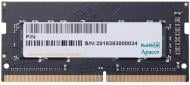 Оперативная память Apacer SODIMM DDR4 4 GB (1x4GB) 2133 MHz (ES.04G2R.KDH)