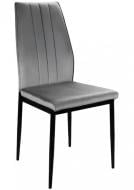 Стул обеденный Signal Meble ATOM серый / черный